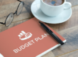budget planning book on table