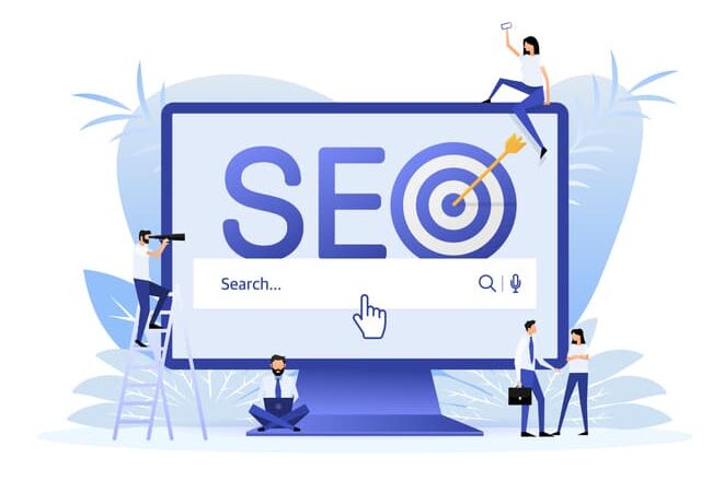 Social media marketing. Flat illustration. Isometric illustration. Flat design Social media marketing. Flat illustration. Isometric illustration. Flat design.